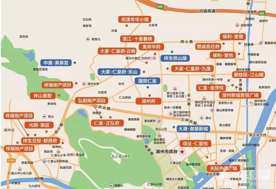 5月湖州主城区超60个楼盘购房指南