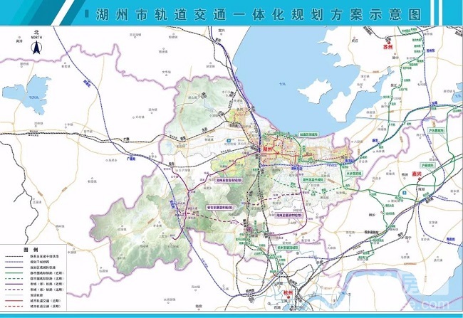 重磅长兴规划多条轨道交通