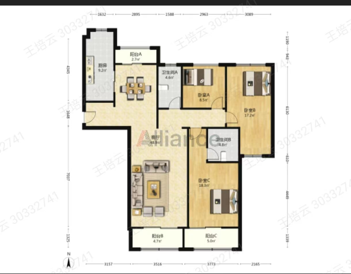 金色地中海，自住精装，已置换闲置，学籍都在保养好